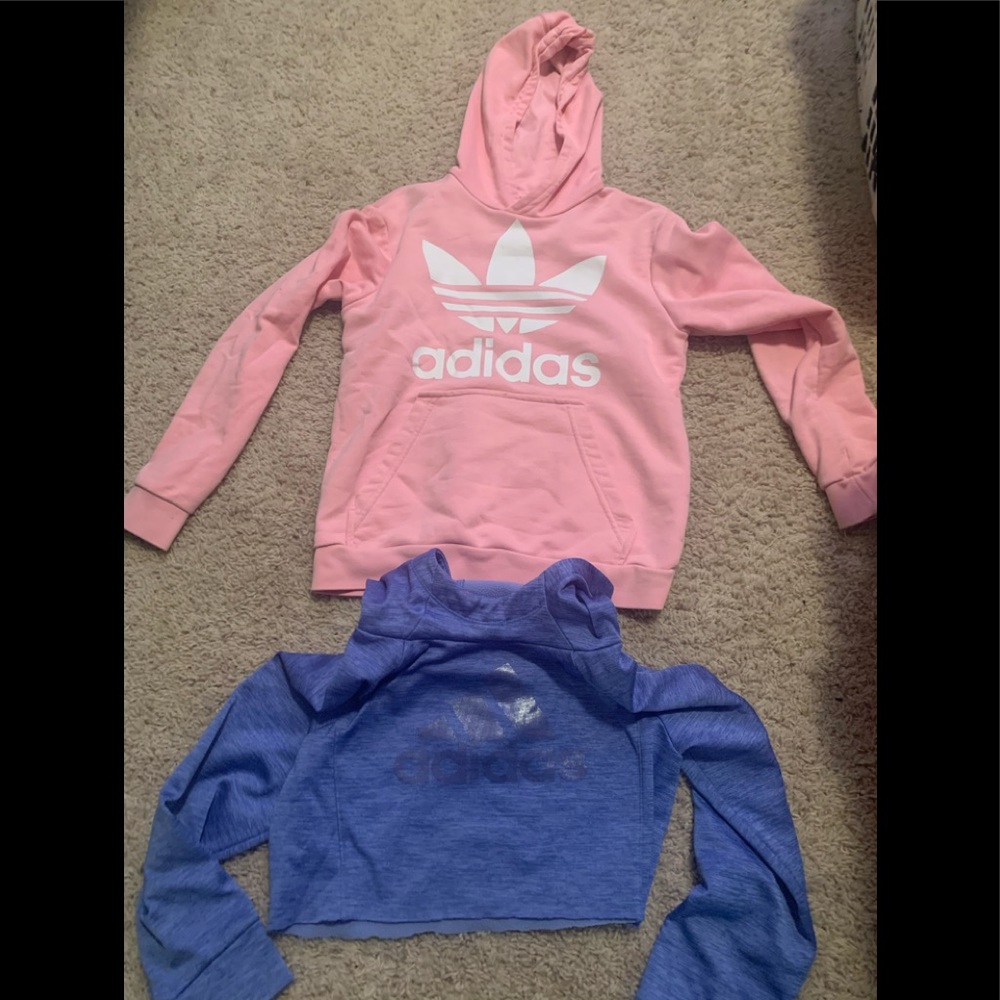 Girls Addidas hoodies